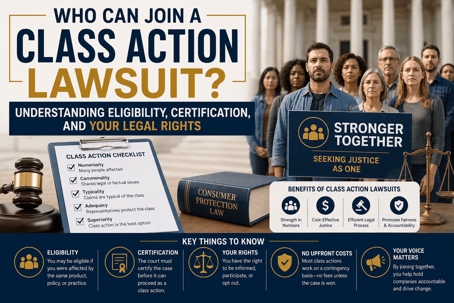 Who can join a class action lawsuit