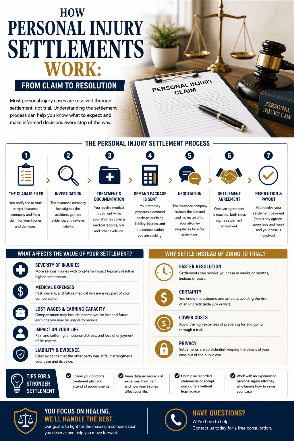 Personal injury settlements