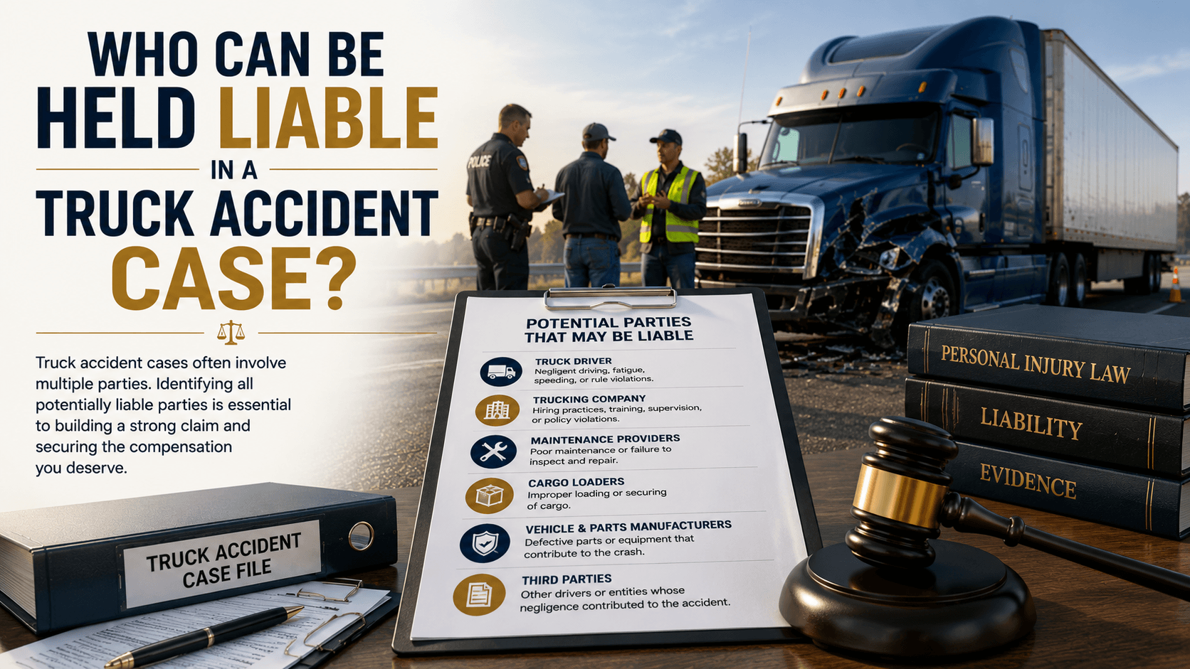 Truck accident liability