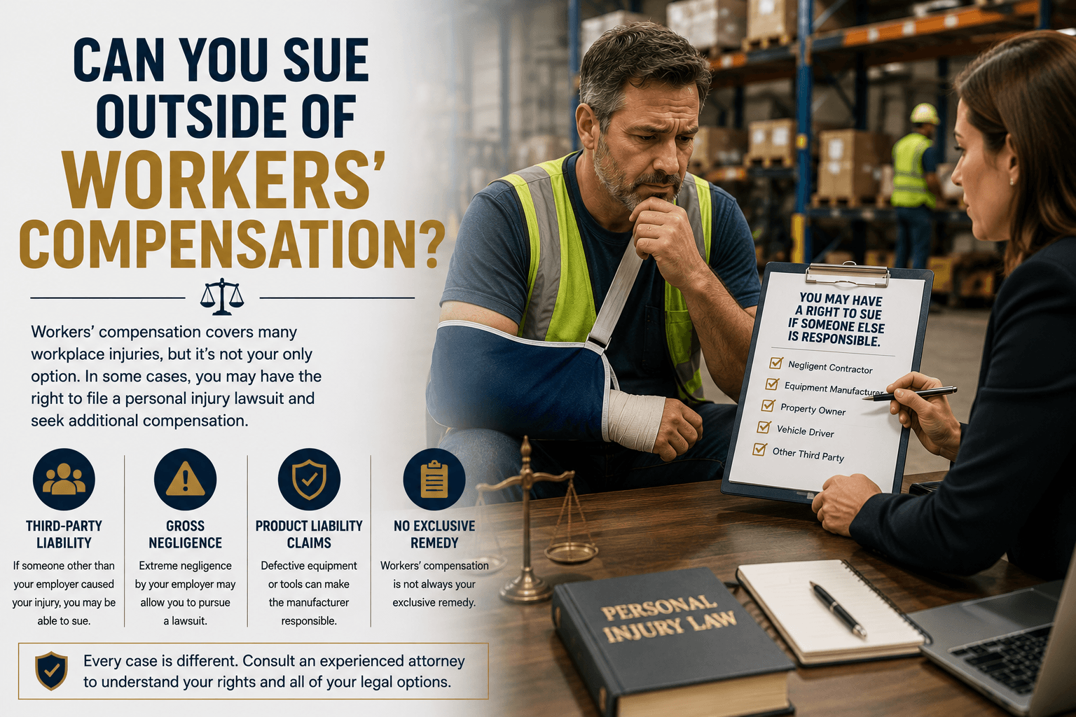 Sue outside of workers' compensation