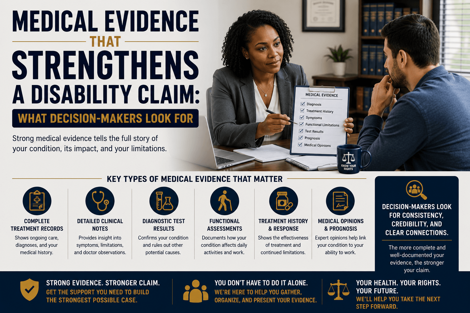 Medical evidence for disability claims